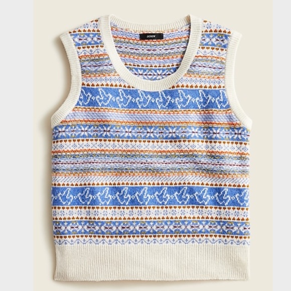 J. Crew Sweaters - JCREW Fair Isle Sweater Vest